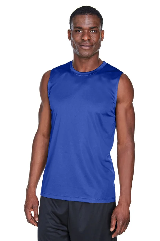 Team 365 Mens Zone Performance Muscle Moisture Wicking Tank Top - Royal Blue sleep tank top
