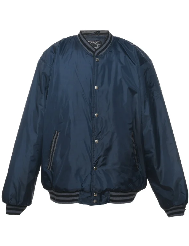 Classic Navy Jacket - L Tailored Jacket Straight Jacket A-Line Jacket