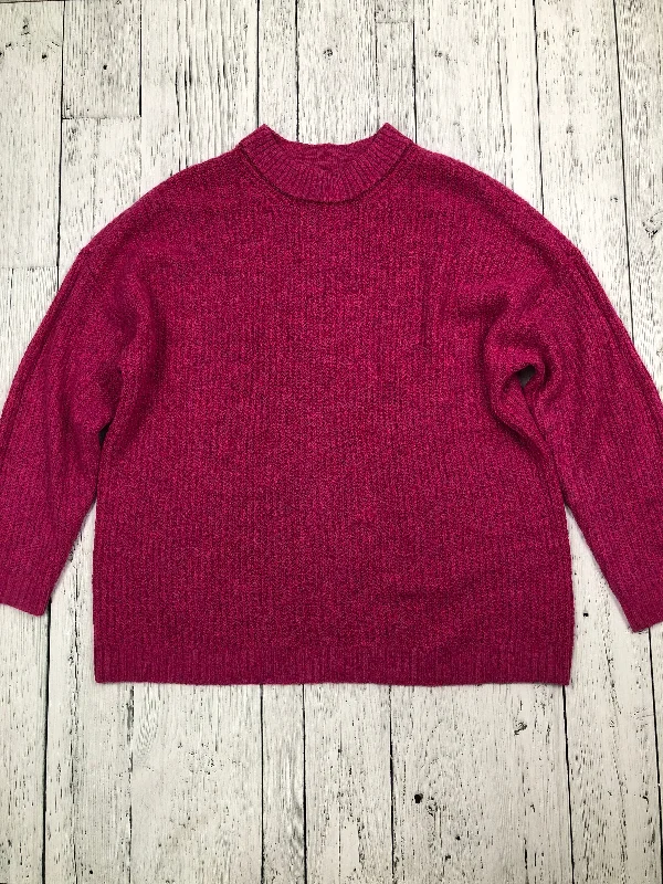 American Eagle pink knitted sweater - Hers M Lace Blend Ribbed Blend Corduroy Blend