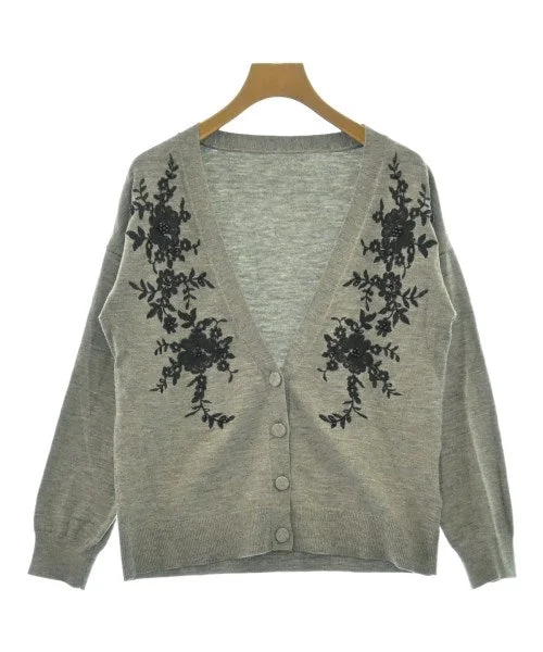 GRACE CONTINENTAL Cardigans Solid Color Striped Floral Print