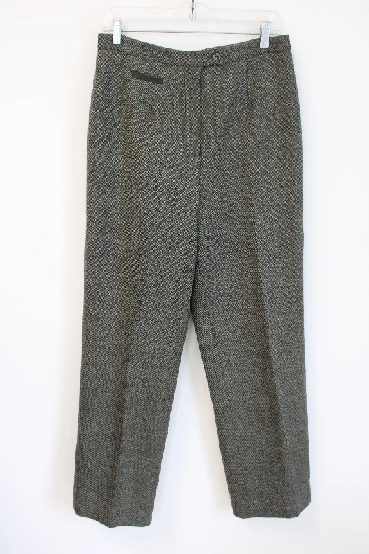 Codradc Collection Green Wool Trouser Pant | 10 Trousers Winter Warm