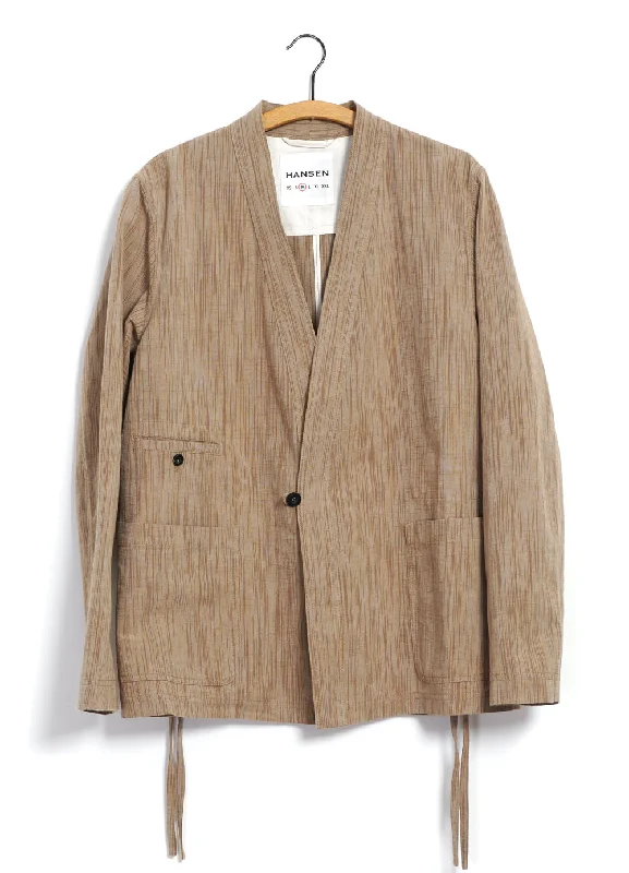 FOLKE 29-61-9 | Eastern Style Blazer | Sepia Women's Banquet Suit