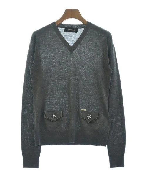 DSQUARED Sweaters Fleece Fabric Down Fabric Feather Fabric
