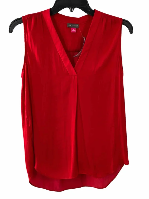 Vince Camuto Size S Red Tank Top one shoulder tank