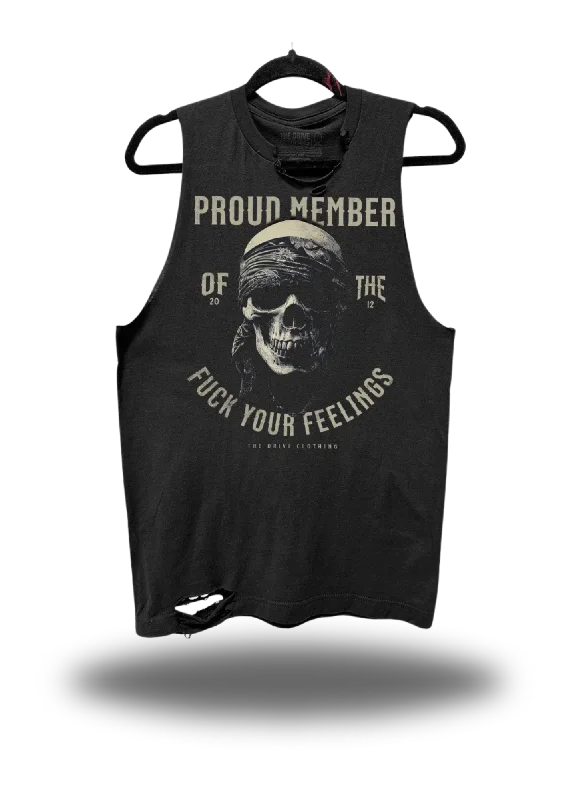 PROUD MEMBER ROAD RASH TANK boho tank top