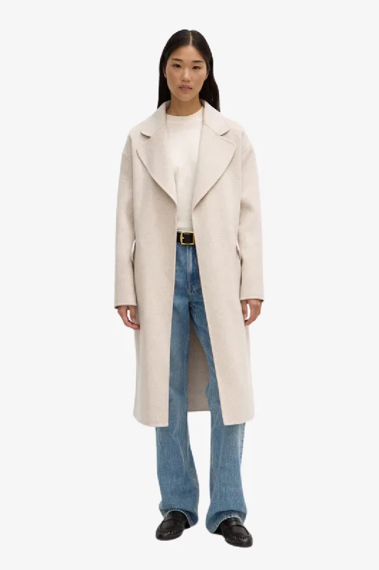 Assembly Label - Sadie Single Breasted Coat - Oat Marle Bomber Jacket Denim Jacket Leather Jacket Assembly Label - Sadie Single Breasted Coat - Oat Marle Bomber Jacket Denim Jacket Leather Jacket