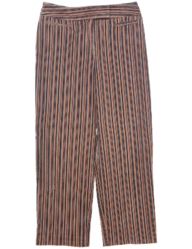 Striped Trousers - W29 L27 Trousers Canvas Durable