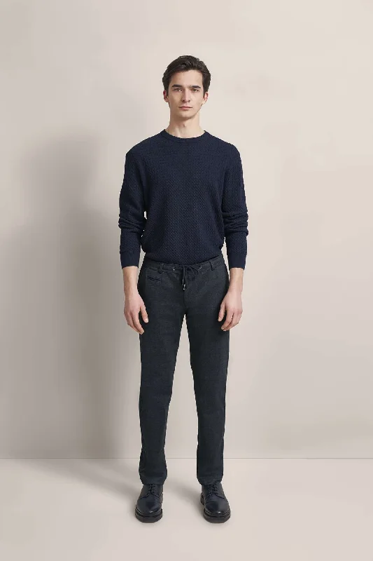 Trousers with Subtle Pattern 4036-66899B Trousers Exclusive Limited