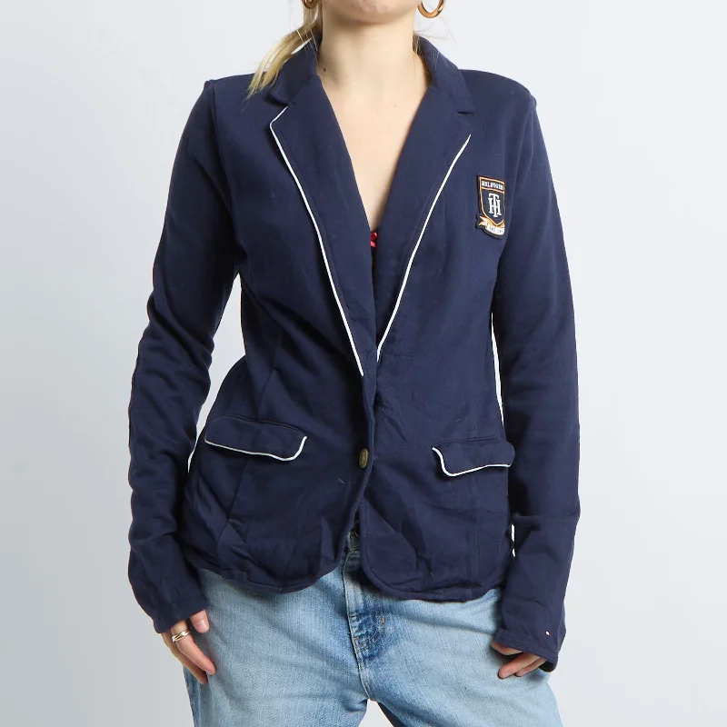 Logo Knitted Blazer Jumper - UK 12 Women's Leather Blazer