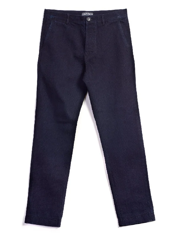FRED | Regular Fit Trousers | Black Indigo Trousers Cargo Utility