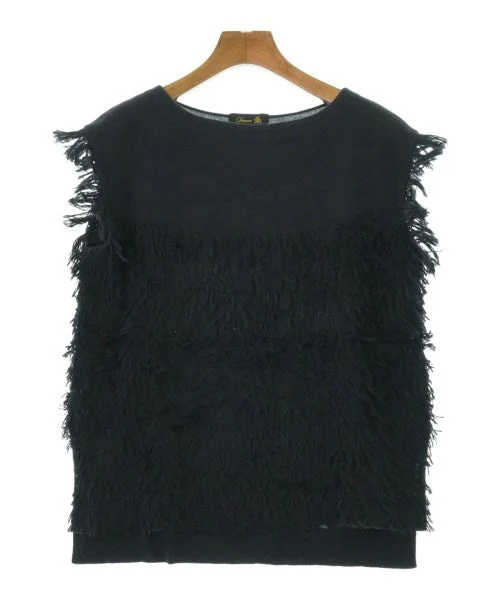 Drawer Sweaters Real Fur Shearling Chenille