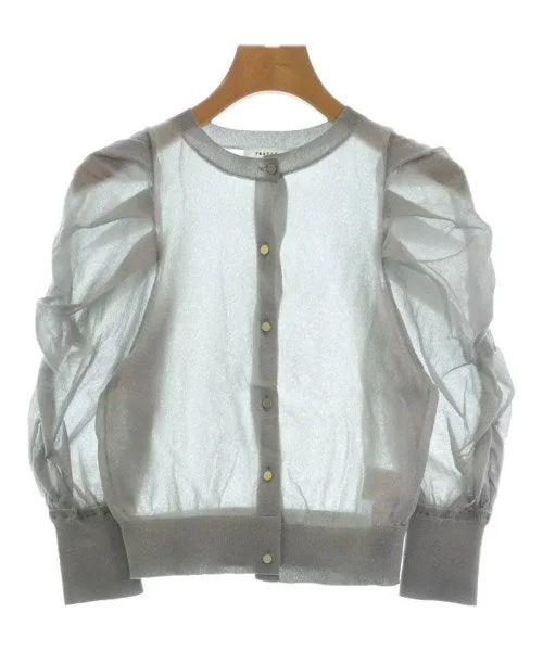 FRAY I.D Cardigans Denim Fabric Leather Fabric Suede Fabric