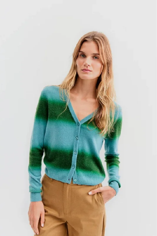 FINAL SALE: KULE Millie Cardigan Satin Blend Silk Blend Wool Blend