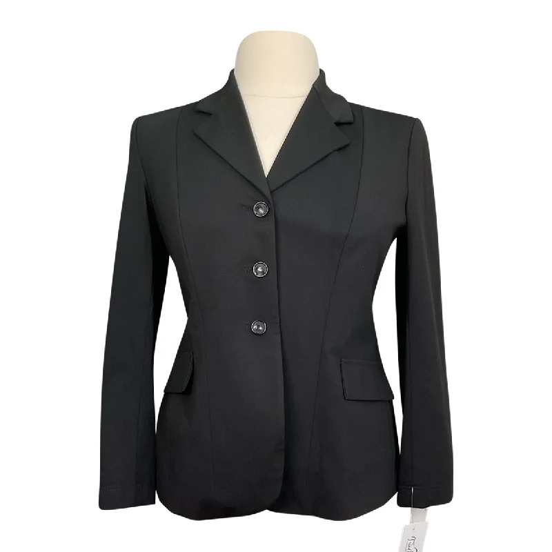 Grand Prix EQJ Classic Show Coat in Black - Women's 16R (US 10R) Collared Crew Neck Turtle Neck Grand Prix EQJ Classic Show Coat in Black - Women's 16R (US 10R) Collared Crew Neck Turtle Neck