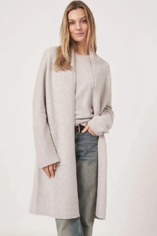 FINAL SALE: REPEAT CASHMERE Chunky Knit Cashmere Cardigan Cashmere Blend Cotton Blend Poly Blend FINAL SALE: REPEAT CASHMERE Chunky Knit Cashmere Cardigan Cashmere Blend Cotton Blend Poly Blend
