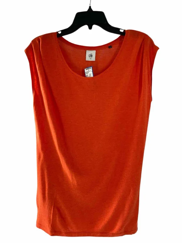 Cabi Size XS Orange Tank Top glitter tank top