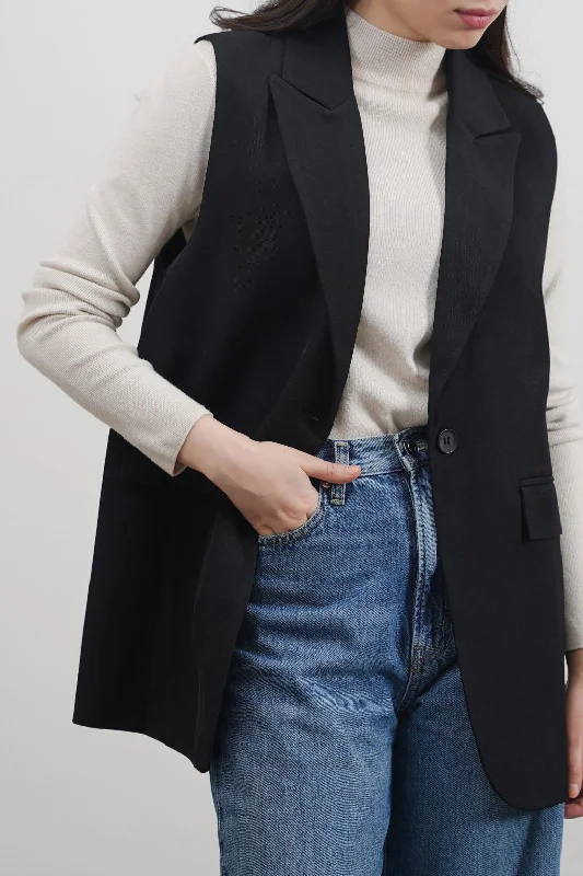 SLEEVELESS BLAZER Women's Brand Blazer