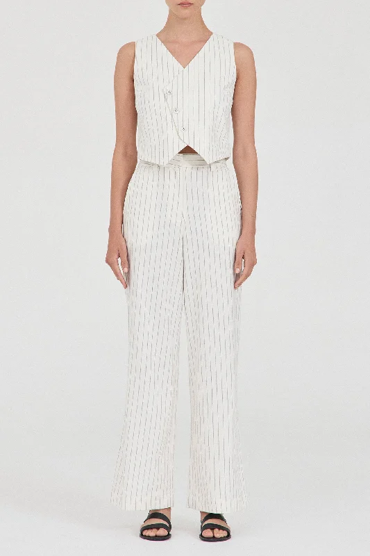The Striped Trouser Trousers Canvas Durable
