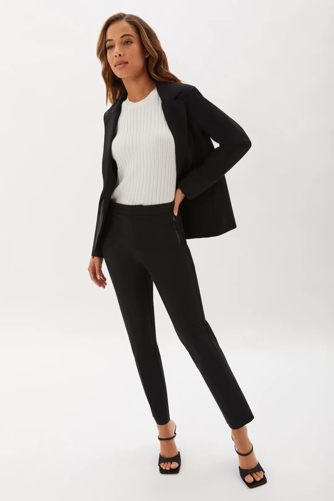 Cupertino Straight Leg Trouser Trousers Velvet Soft