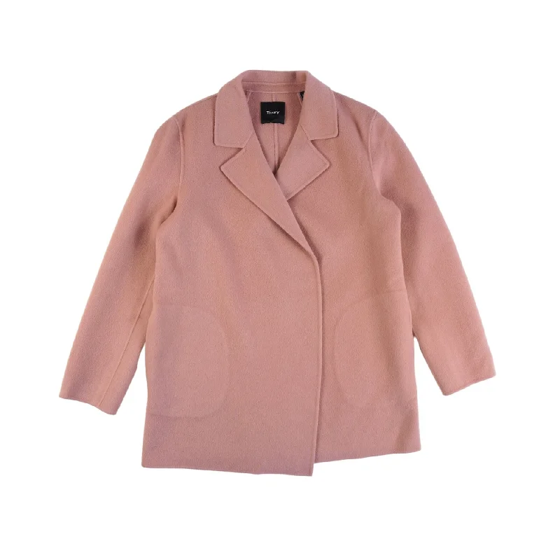 Theory 'Sileena' Coat - Women's M Bolero Crop Top Camisole