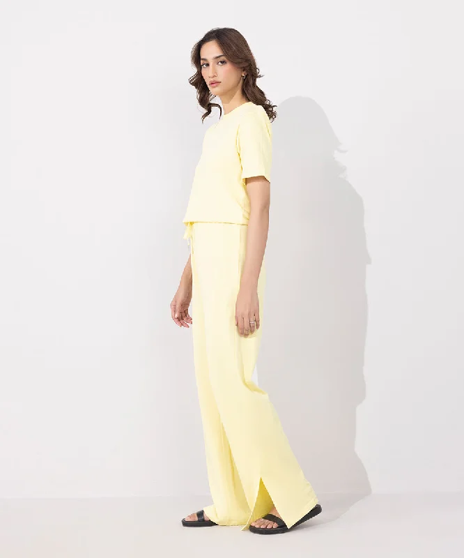 Pull-on Wide Leg Trousers Trousers Recommended Stylist