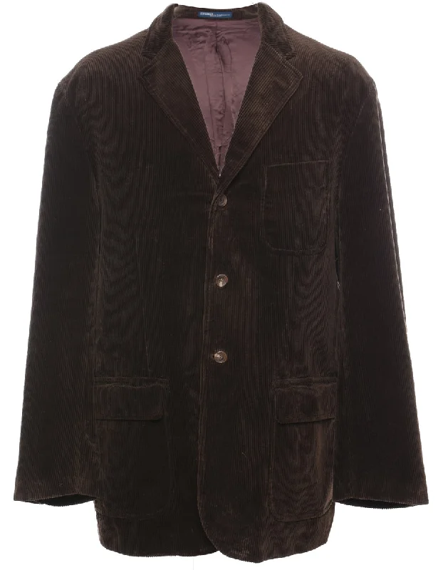 Ralph Lauren Brown Corduroy Blazer - XL New Women's Blazer
