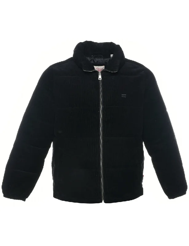 Levi's Corduroy Puffer Jacket - M Nylon Jacket Polyester Jacket Spandex Jacket