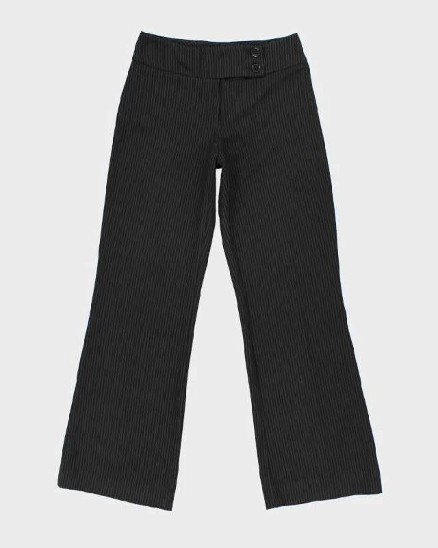Vintage Y2k 00s Jacob Pinstripe Bootcut Trousers - W28 L30 Trousers Capri Summer