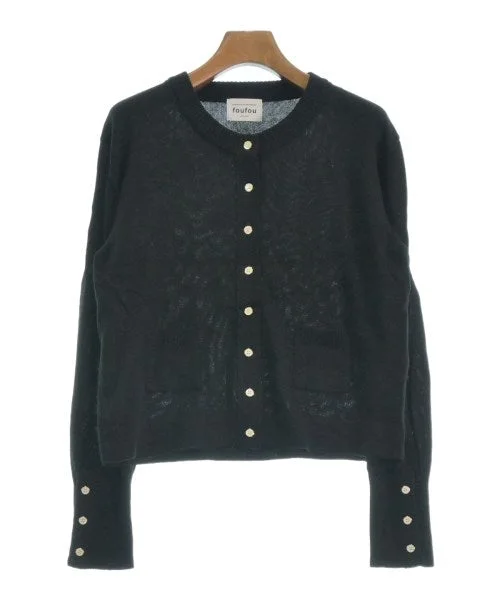 foufou Cardigans Real Fur Shearling Chenille