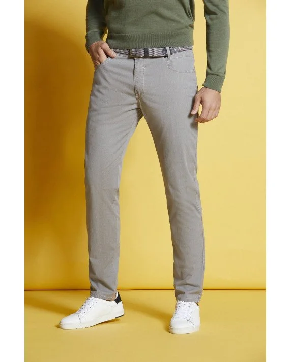 Casual Luxury Pima Cotton Five Pocket Trouser 3260-56311 Trousers Harem Relaxed Fit