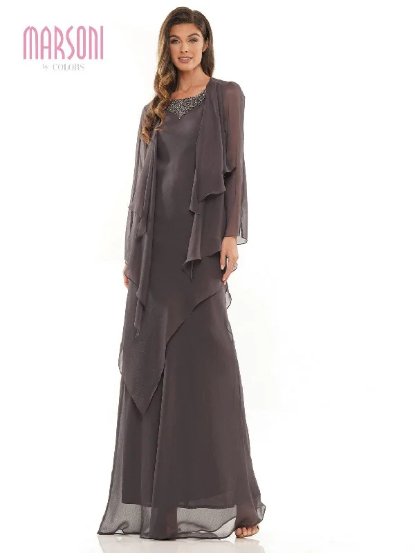 Marsoni 1230 Long Sleeveless Formal Jacket Dress Striped Jacket Polka Dot Jacket Floral Jacket Marsoni 1230 Long Sleeveless Formal Jacket Dress Striped Jacket Polka Dot Jacket Floral Jacket