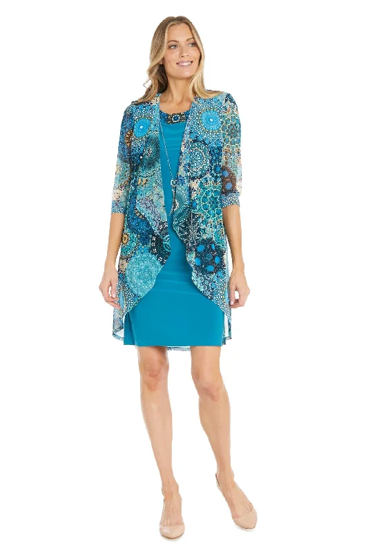 R&M Richards 1307 Short Mother of the Bride Printed Jacket Dress Elasticated Jacket Padded Jacket Insulated Jacket R&M Richards 1307 Short Mother of the Bride Printed Jacket Dress Elasticated Jacket Padded Jacket Insulated Jacket