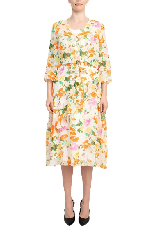 Maison Tara 27173MA Short Floral Mother of the Bride Jacket Dress Stand-Up Collar Roll-Neck Collar Turtle Neck Maison Tara 27173MA Short Floral Mother of the Bride Jacket Dress Stand-Up Collar Roll-Neck Collar Turtle Neck