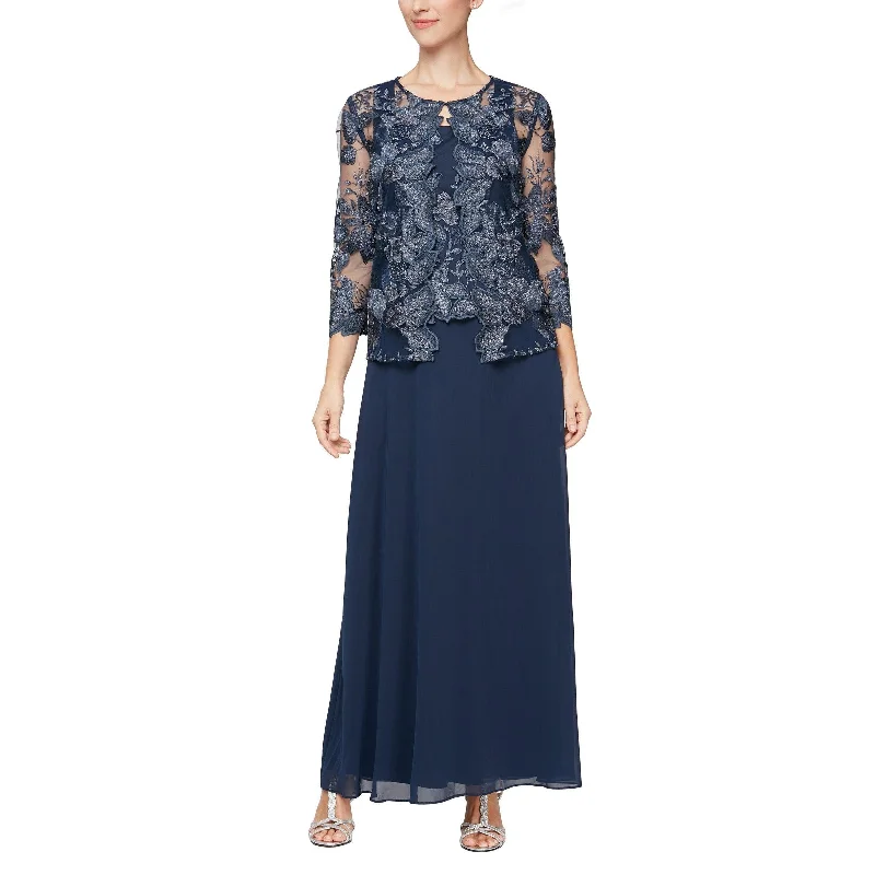 Alex Evenings AE81122422 Long Formal Jacket Dress Sale Welt Pockets Slit Pockets Flap Pockets Alex Evenings AE81122422 Long Formal Jacket Dress Sale Welt Pockets Slit Pockets Flap Pockets