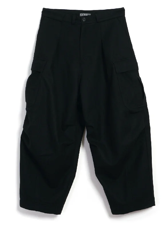 BENNY | Super Wide Balloon Trousers | Black Trousers Sale Discount