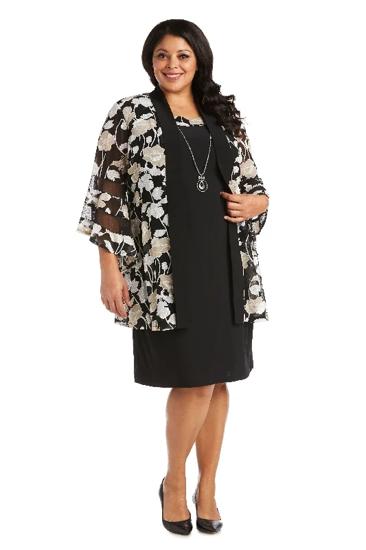 R&M Richards 7509W Short Plus Size Print Jacket Dress Wool Jacket Cashmere Jacket Tweed Jacket R&M Richards 7509W Short Plus Size Print Jacket Dress Wool Jacket Cashmere Jacket Tweed Jacket