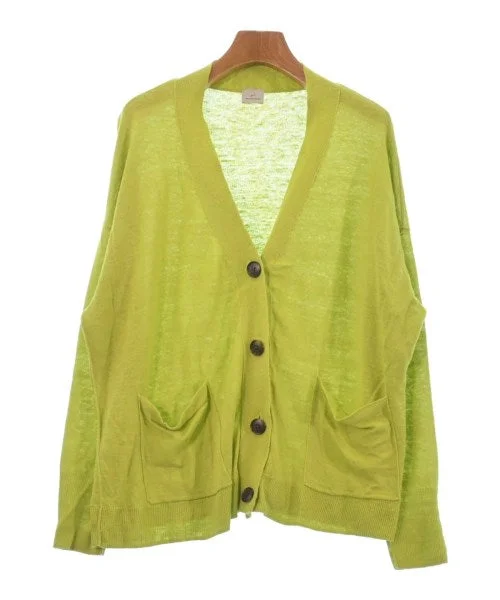 green label relaxing Cardigans Mesh Blend Leather Blend Suede Blend