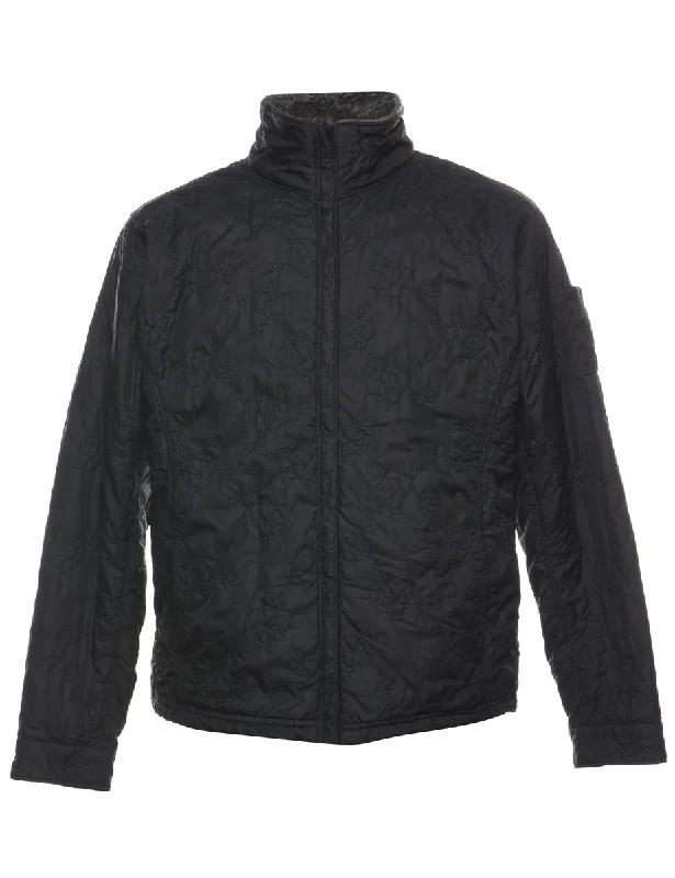 Columbia Embroidered Black Zip-Front Puffer Jacket - L Toggled Jacket Drawstring Jacket Belted Jacket Columbia Embroidered Black Zip-Front Puffer Jacket - L Toggled Jacket Drawstring Jacket Belted Jacket