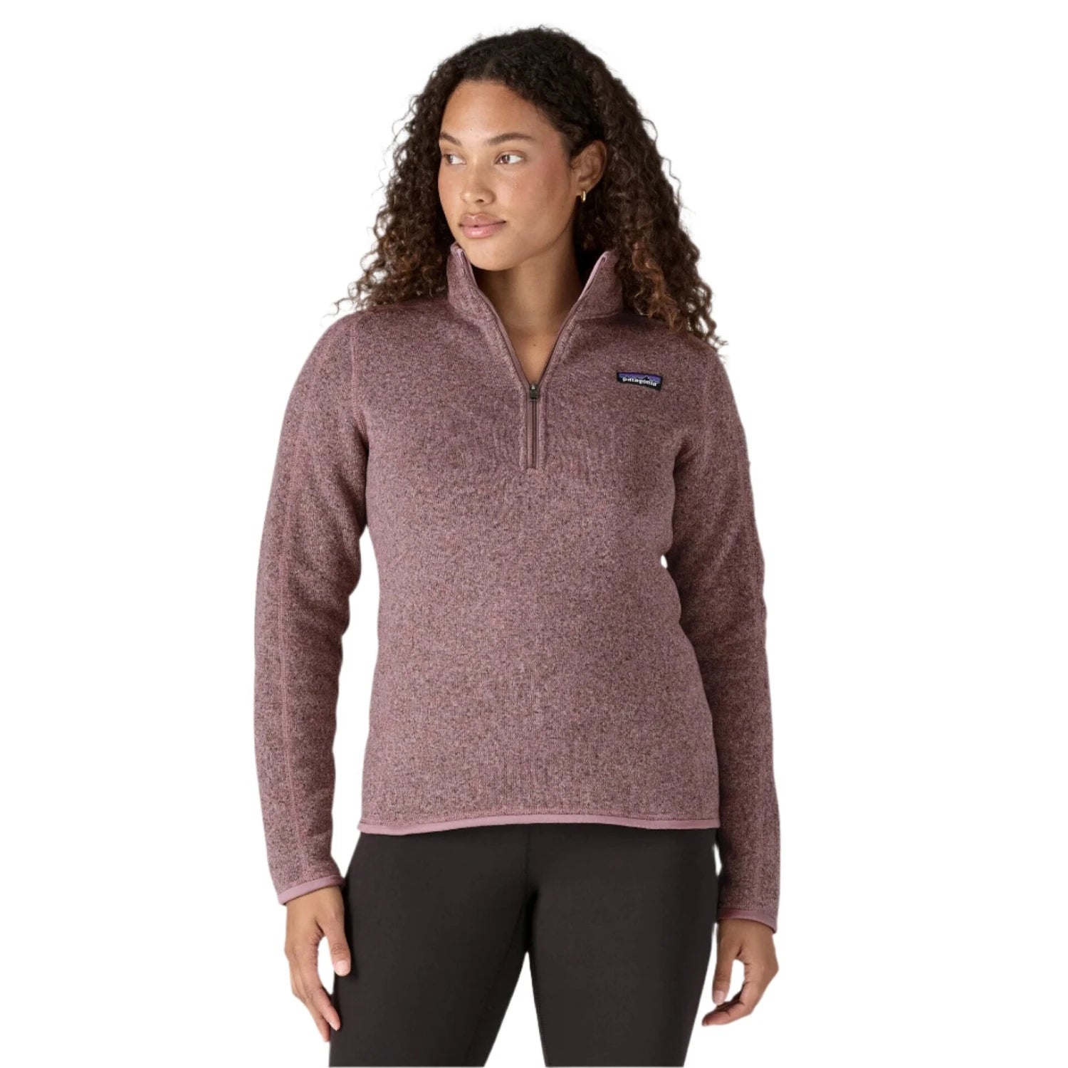 W's Better Sweater® 1/4-Zip Fleece Seamless Knitted Crochet