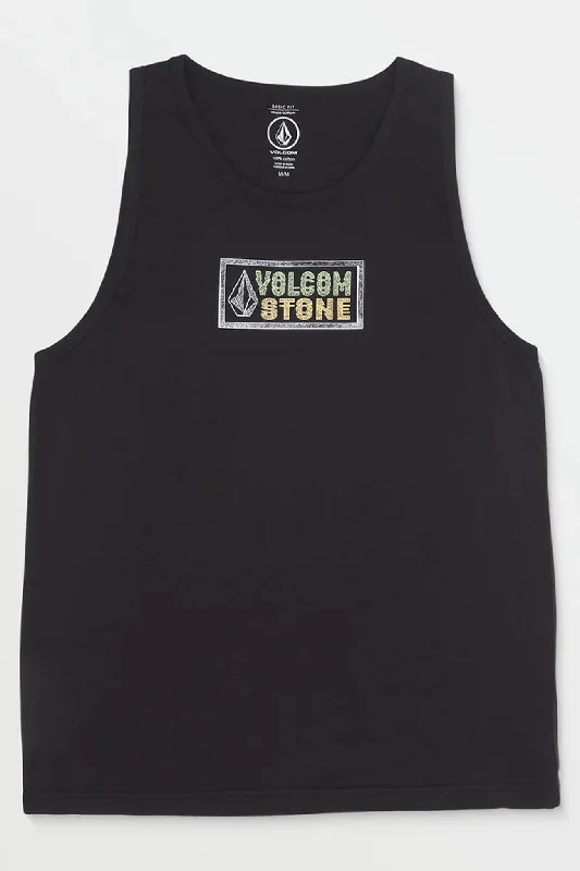 Heavy Fuzz Tank Black chic tank top