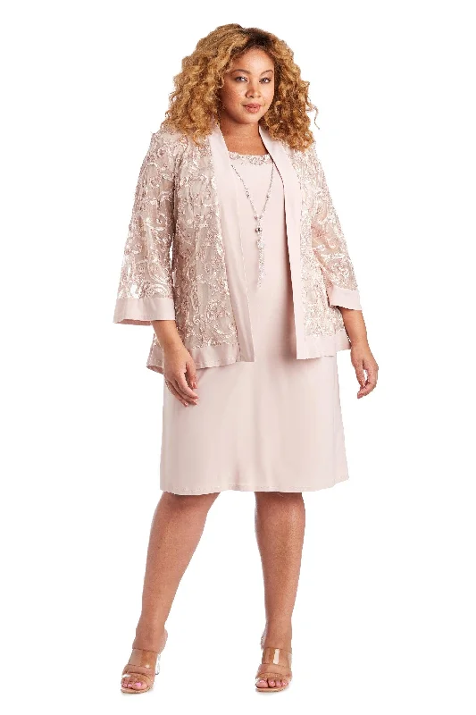 R&M Richards 7077W Short Plus Size Jacket Dress Herringbone Jacket Checkered Jacket Solid Jacket R&M Richards 7077W Short Plus Size Jacket Dress Herringbone Jacket Checkered Jacket Solid Jacket