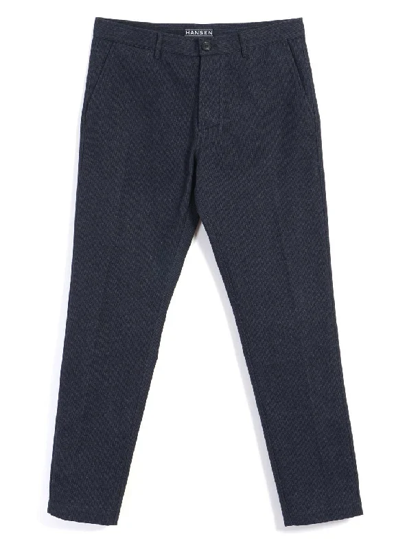 FRED | Regular Fit Trousers | Brushed Blue Trousers Bootcut Casual