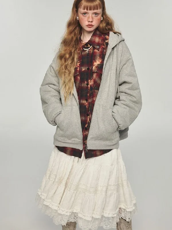 Arctic fleece lined knit cardigan【s0000004735】 Modern Contemporary chic