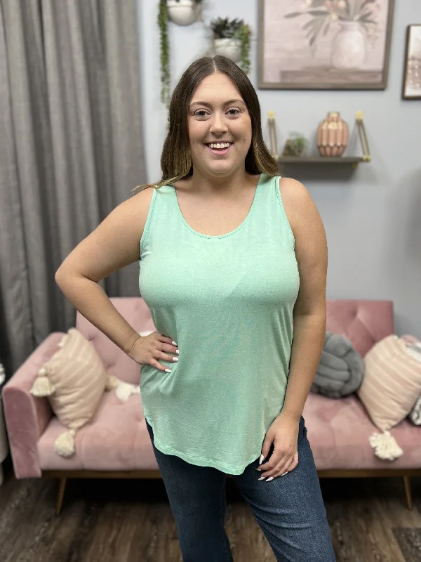 In Every Color Women's Breathable Hi-Low Tank Top rhinestone tank top