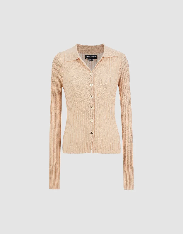 Button Up Knitted Cardigan Thin Thick Dense