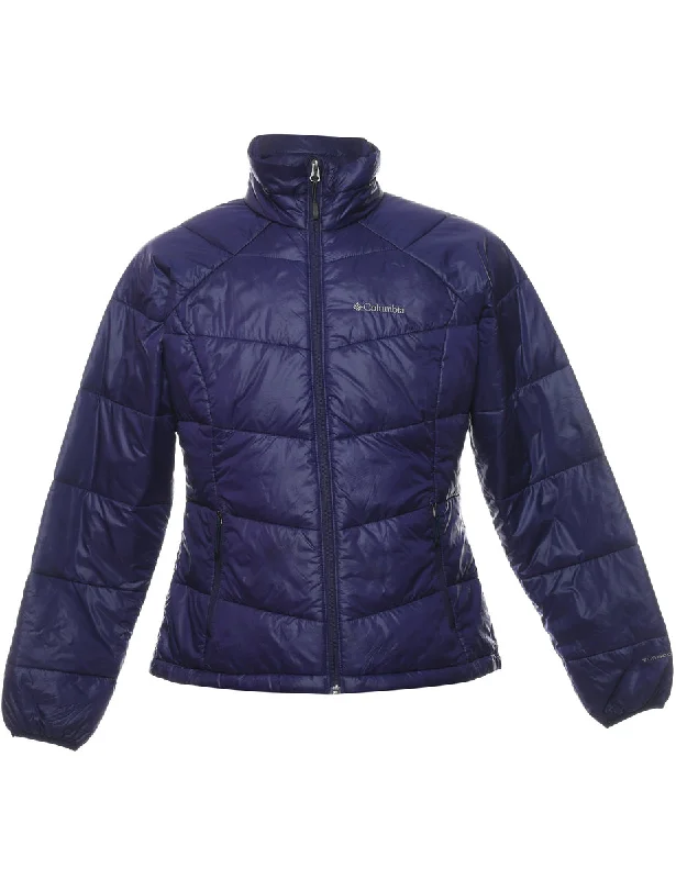 Columbia Puffer Jacket - M Lace Jacket Ribbed Jacket Sequined Jacket