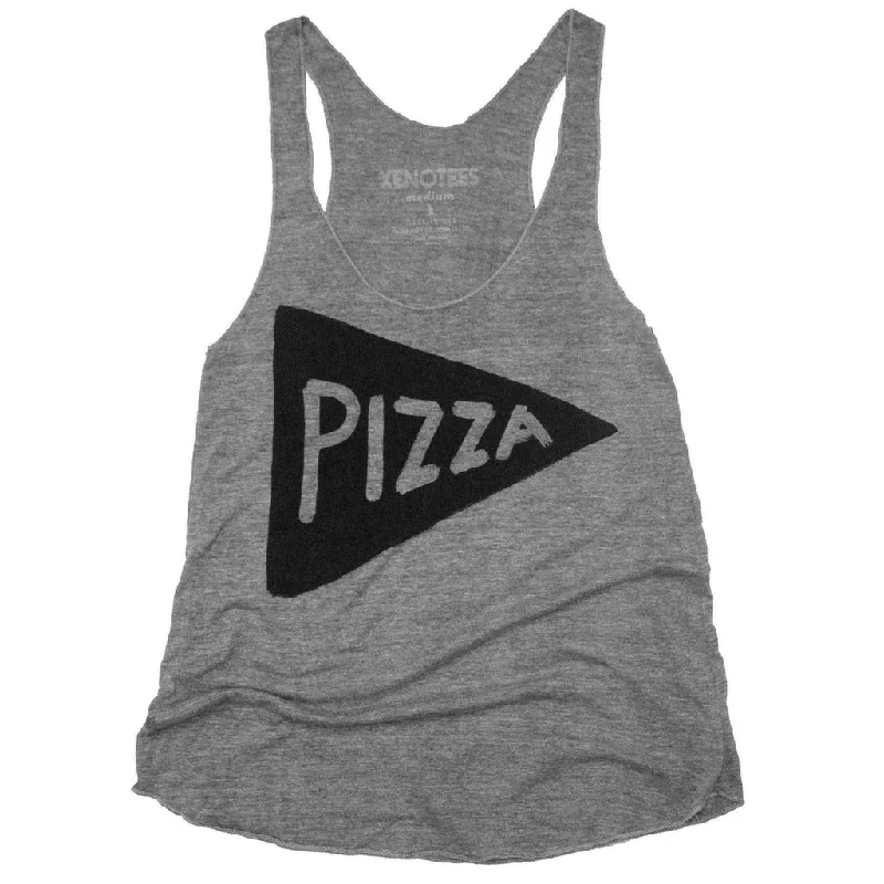 Women's Pizza Party Tank Top cold shoulder tank