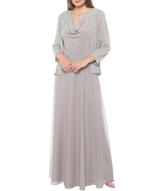 Marina Long Formal Sleeveless Glitter Jacket Dress Fleece Jacket Down Jacket Feather Jacket Marina Long Formal Sleeveless Glitter Jacket Dress Fleece Jacket Down Jacket Feather Jacket