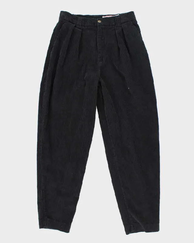 Vintage Palmetto's Black Corduroy Trousers - W28 L28 Trousers stylish modern