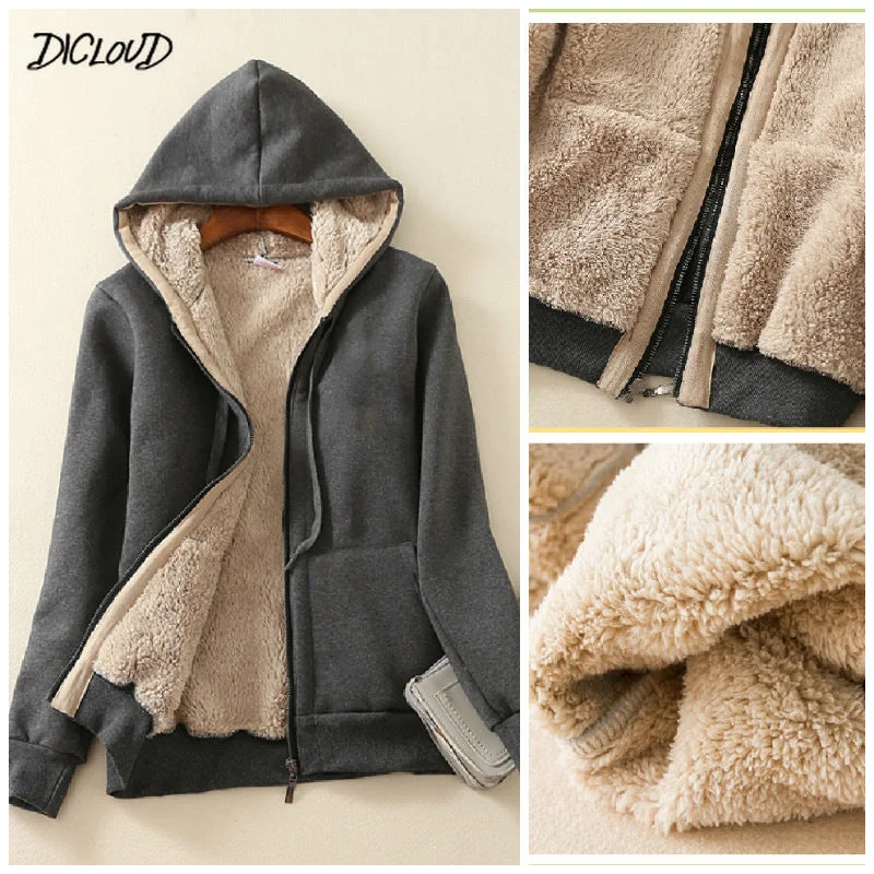 Womens Cashmere Winter Warm Hooded Coat Turtleneck Wrap Cape